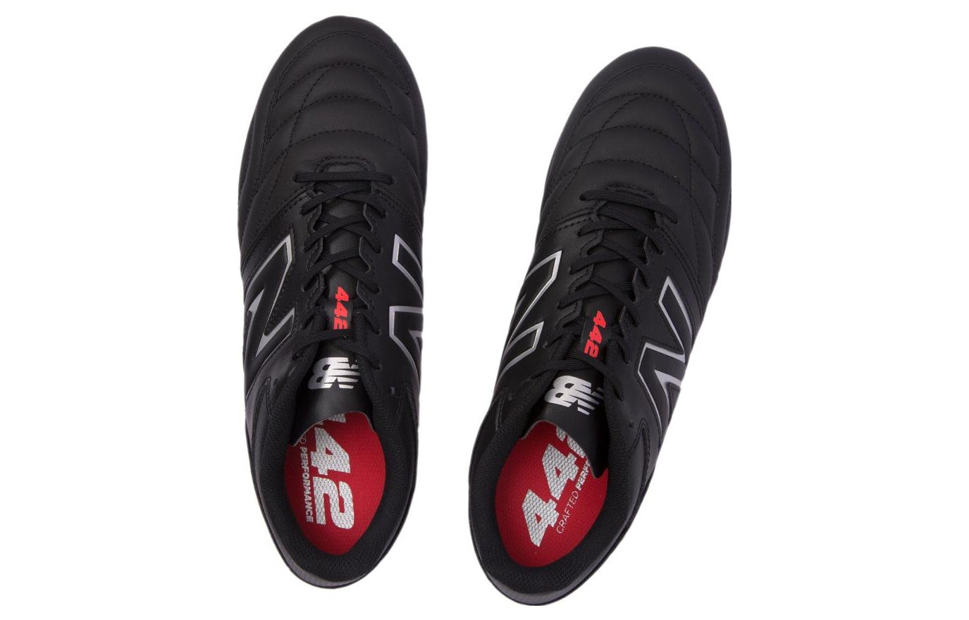 New Balance 442 Team HG BK2 Soccer Shoes 'Black Red White' MS42HBK2