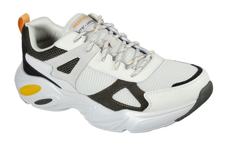 Skechers Stamina Airy Neurolock Low Top Running Shoes Cream 237235-OFWT
