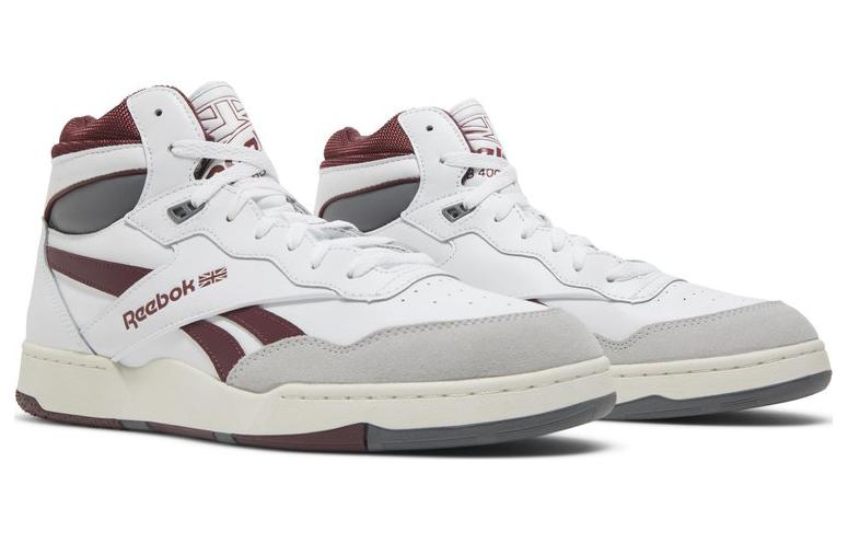 Reebok BB 4000 II Mid 'White Classic Maroon' 100033844