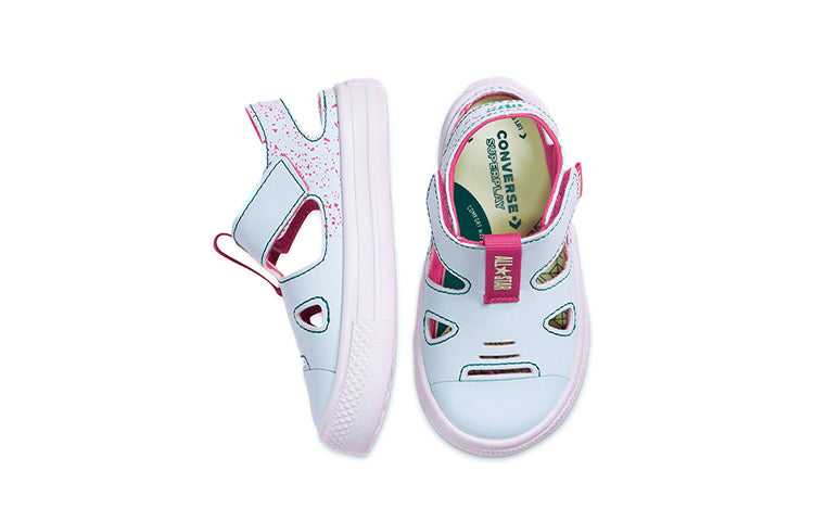 Converse Chuck Taylor All Star Toddler Light Blue/Red 767564C