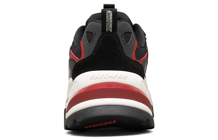 (WMNS) Skechers Stamina V2 Low-Top Running Shoes Black/Red 66666343-BKRD