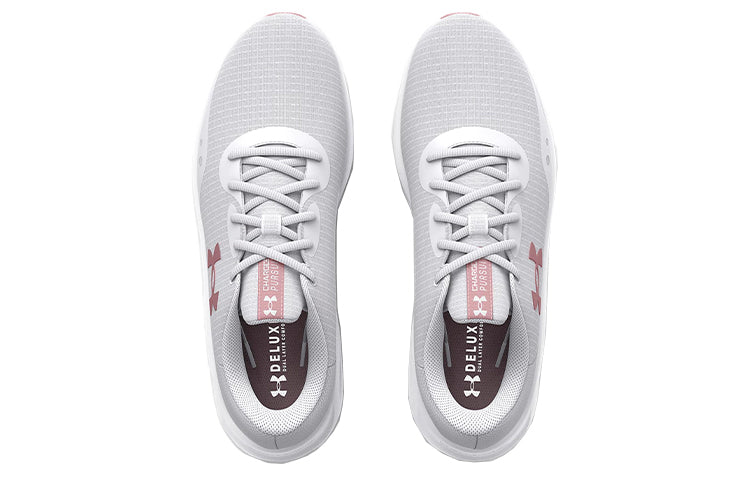 (WMNS) Under Armour Charged Pursuit 3 Tech 'White Prime Pink' 3025430-101