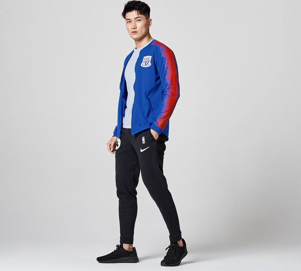 Nike Shanghai Shenhua 2019 Training Jacket 'Blue' AR4506-480
