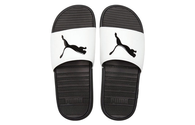 PUMA Cool Cat Sports Slippers White/Black 371048-08