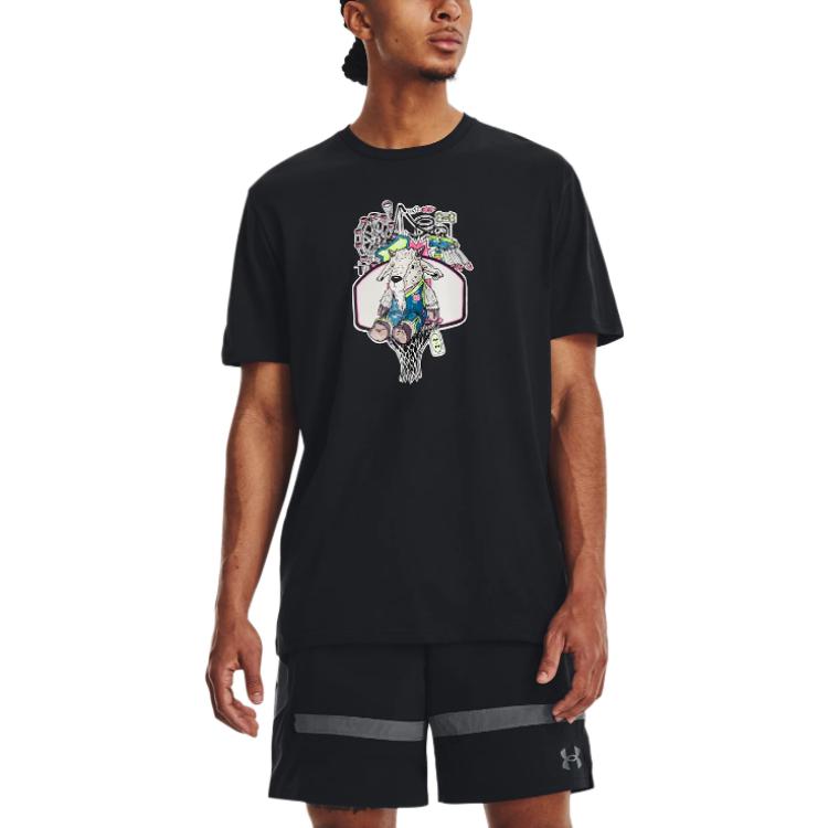 Under Armour Carnival Goat Short Sleeve T-shirt 'Black' 1377248-001