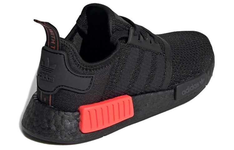 (GS) adidas NMD_R1 J 'Black Solar Red' FV8174