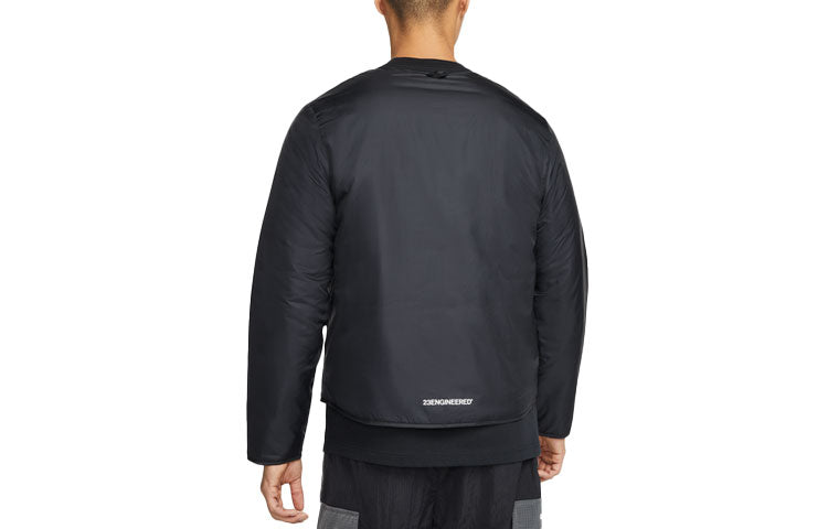 Men's Air Jordan Gore-Tex 2-In-1 Detachable Stay Warm Hooded Big Pocket Padded Black Jacket DC0063-010