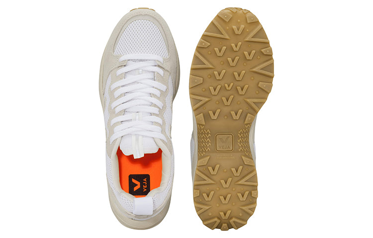 (WMNS) VEJA Venturi Suede Lace-Up 'White Pierre Natural' VT0102257