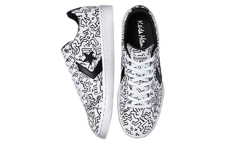 Converse Keith Haring x Pro Leather 'White Black' 171857C