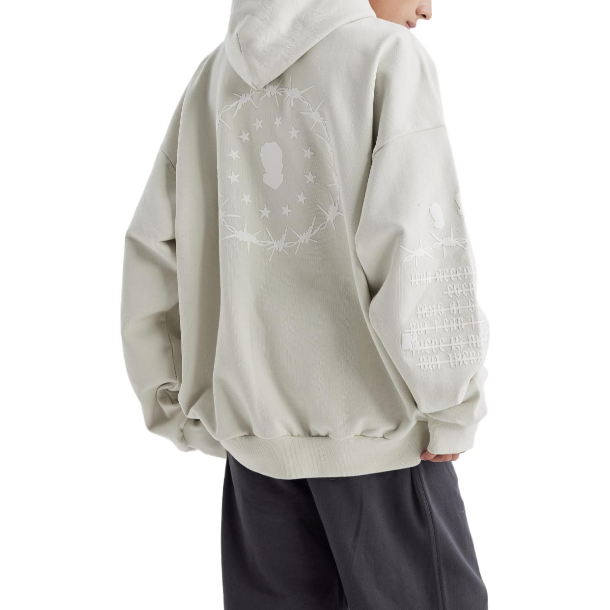 Mitchell & Ness x NBA Chicago Bulls Hoodie 'Grey' MNJYFWF22007-GRAY