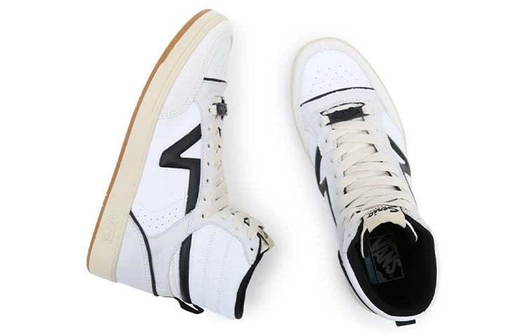 Vans Serio Collection Lowland Hi Comfycush Jmp 'White Black' VN0A7Q4Q6BT