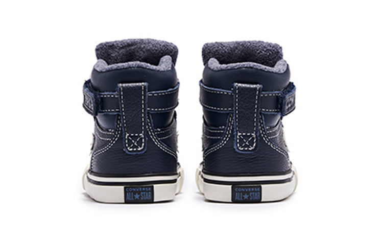 (TD) Converse Pro Blaze Strap High 'Leather & Heathered Knit - Lakeside Blue' 769320C