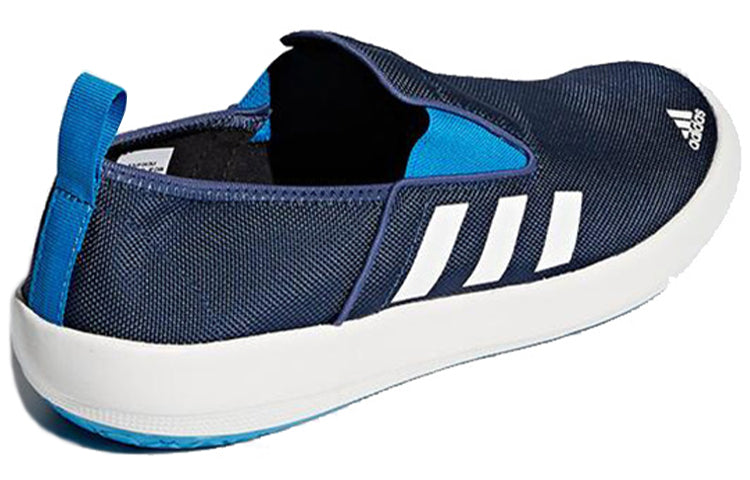 adidas B Slip-on DLX Cozy Breathable Outdoor Sports Blue AQ5201