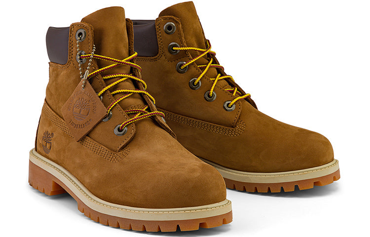 (GS) Timberland 6 In Premium Waterproof Wide Fit Boots 'Brown' 14949