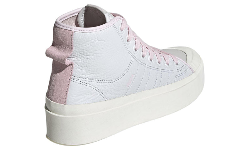 (WMNS) adidas Nizza Bonega Mid 'Crystal White Almost Pink' GW6761