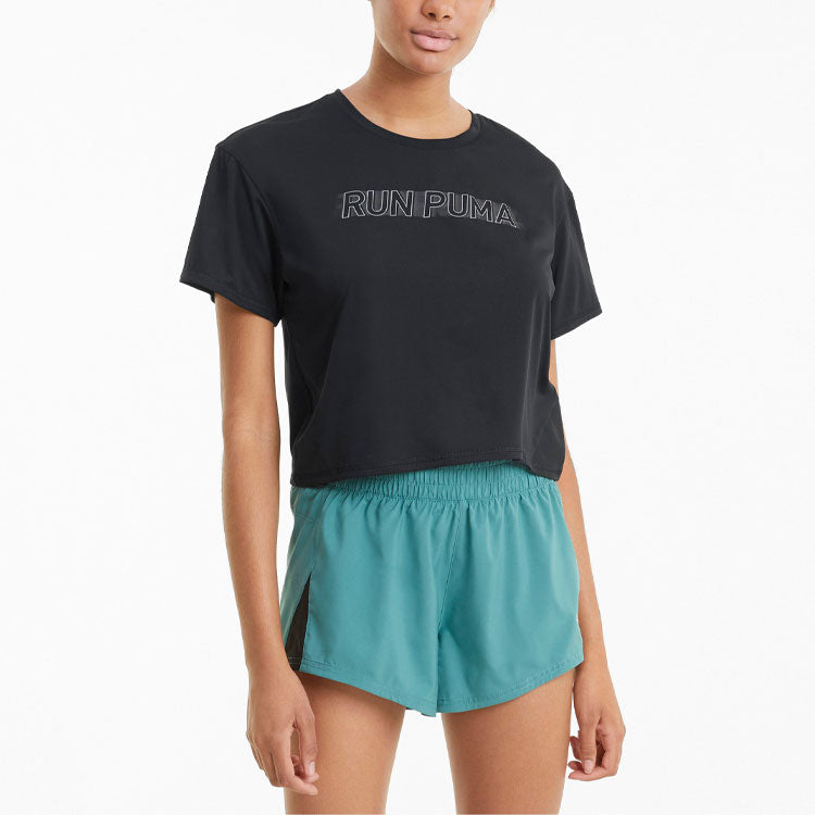 (WMNS) PUMA COOLadapt Skimmer Running T-Shirt 'Black' 520194-01