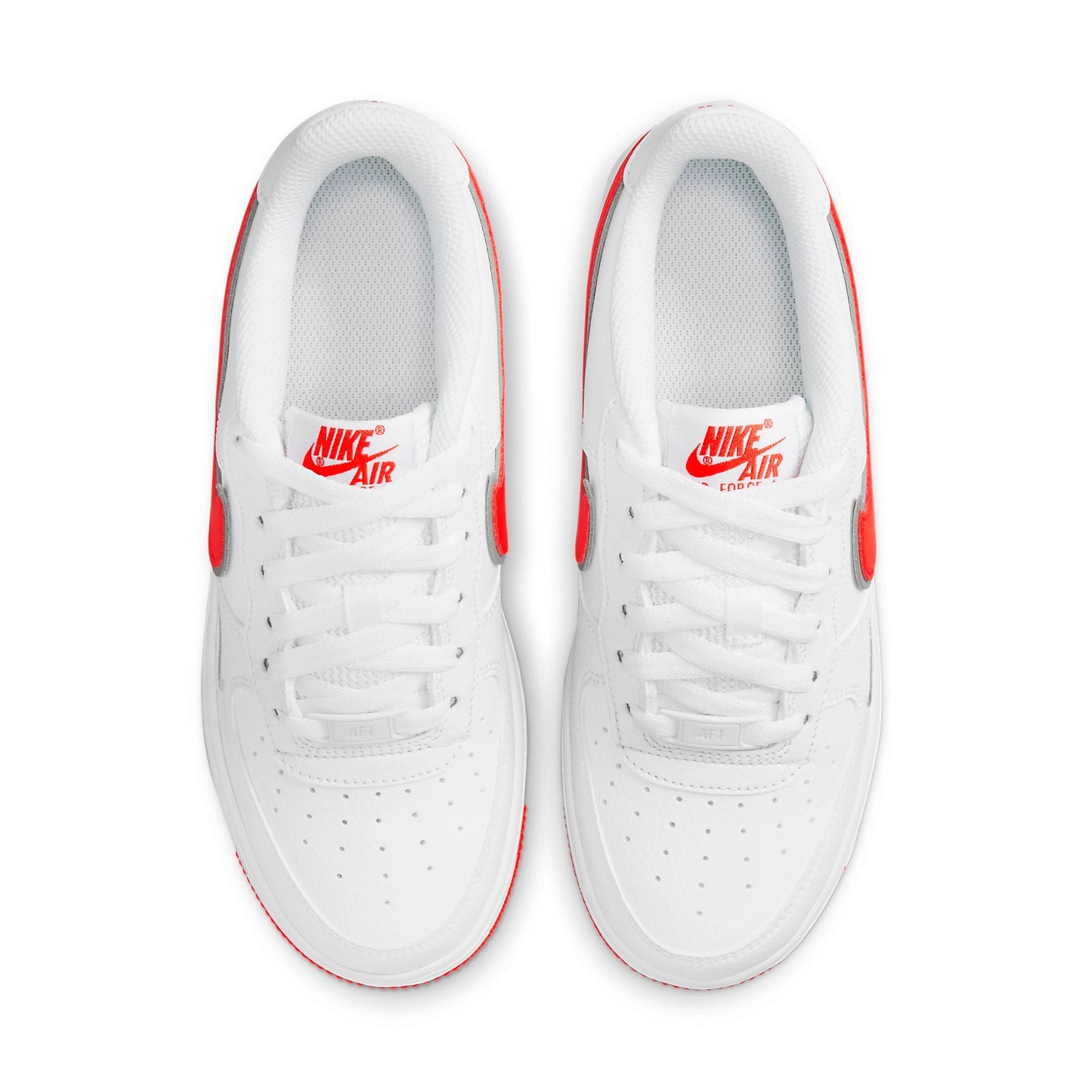 (GS) Nike Air Force 1 SE 'Mini Swoosh - White Habanero Red' DX9269-101