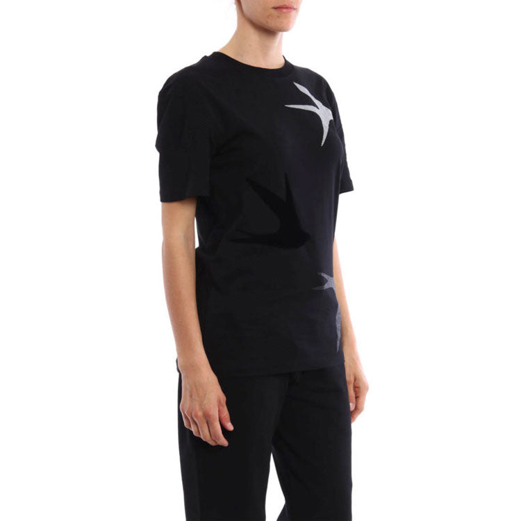 McQ Alexander McQueen Casual Short Sleeve Black 318978-RGH75-1000
