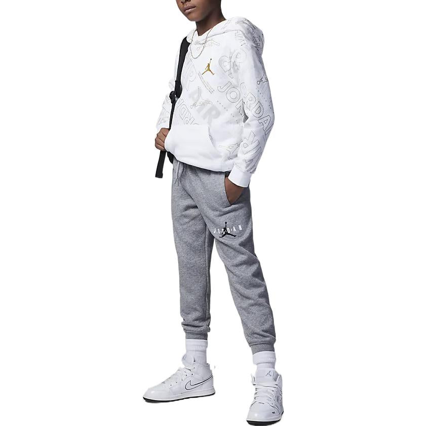 (GS)Air Jordan Brooklyn Heroes Oversize Fleece Hoodie 'Black' FB9464-100