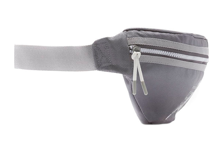 Air Jordan Unisex Polyester Crossbody Printing Logo Zipper Belt Bag Grey DV1870-056