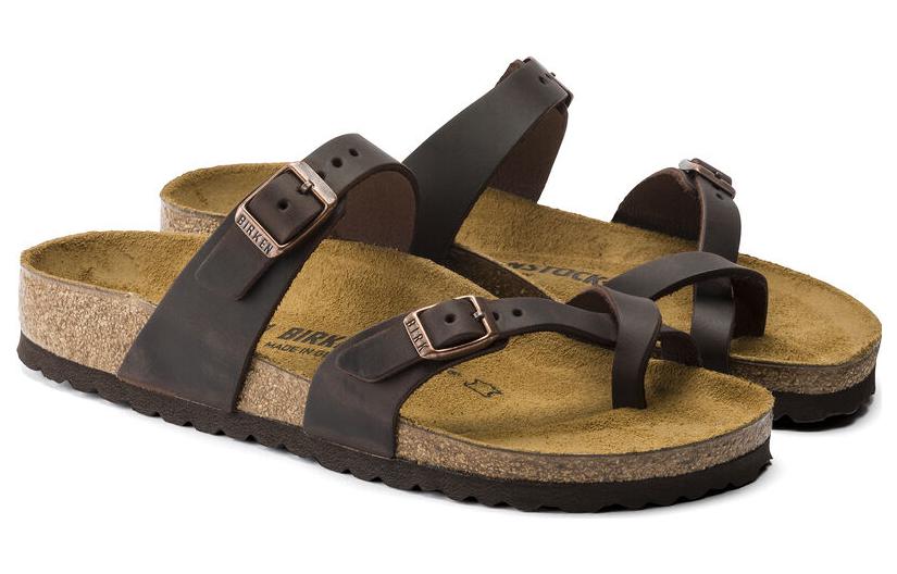 (WMNS) Birkenstock Mayari Oiled Leather Narrow Fit 'Habana' 0171323