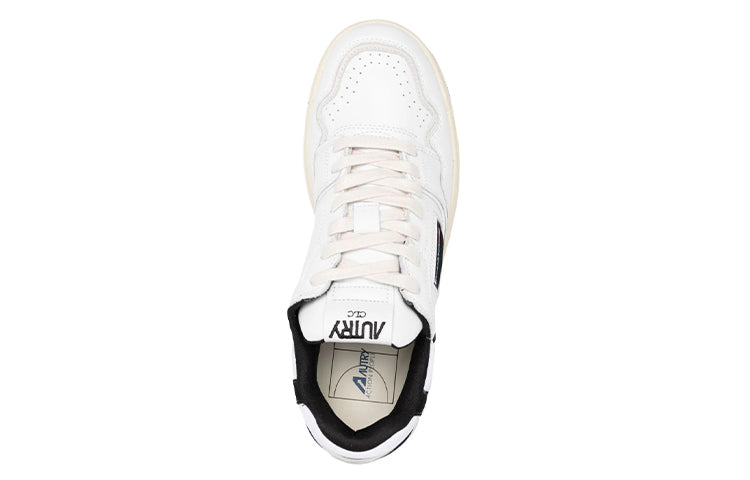 Autry CLC Leather Sneakers 'White Black' ROLM-MM04