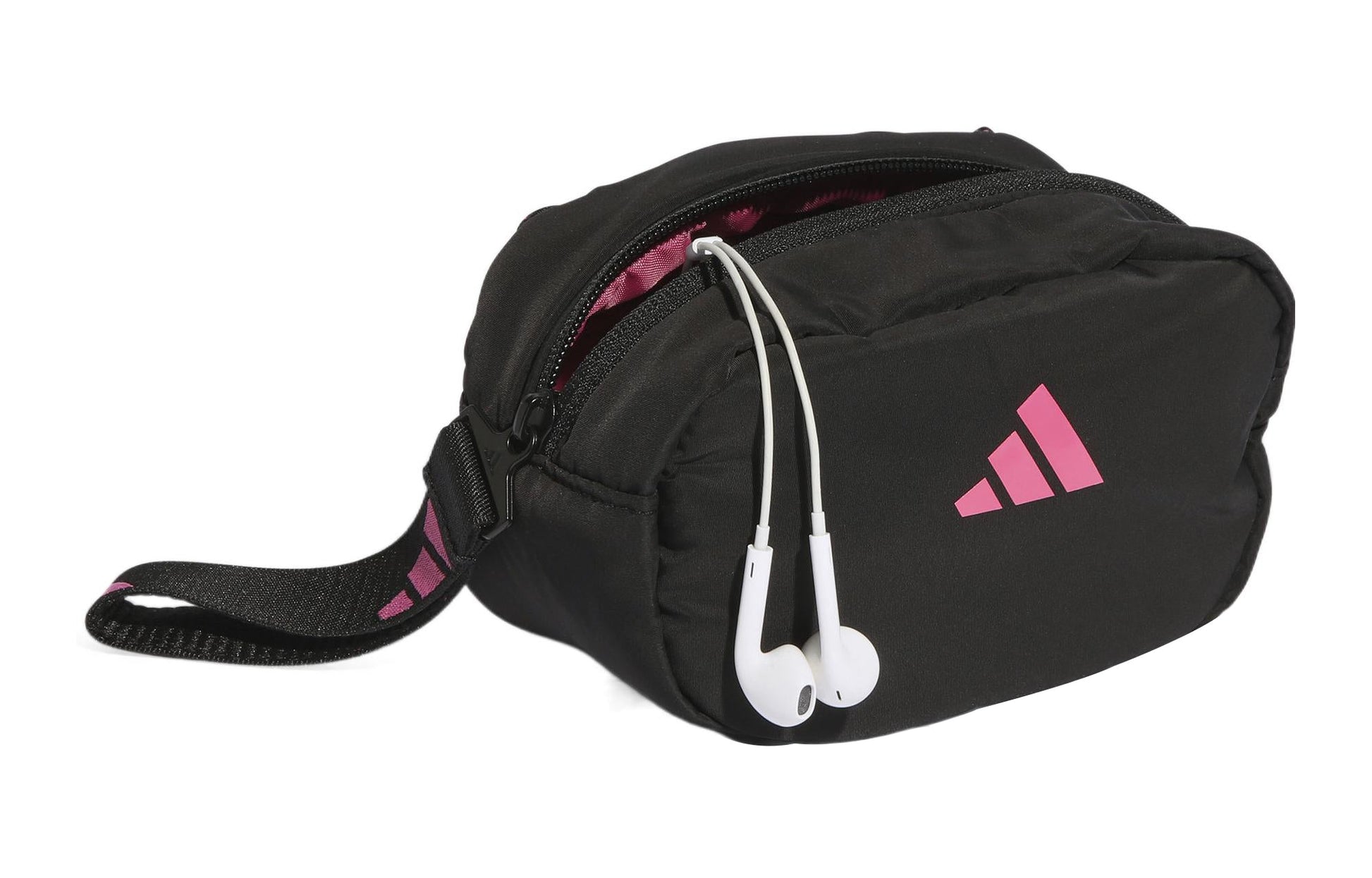 (WMNS) adidas Sport Pouch 'Black Pink' HT2446