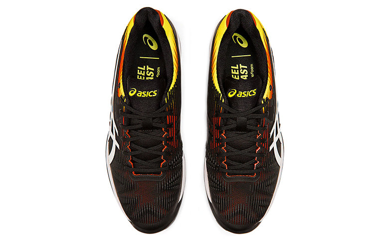 ASICS Solution Speed Ff Clay Running Shoes Black/White/Orange 1041A004-809