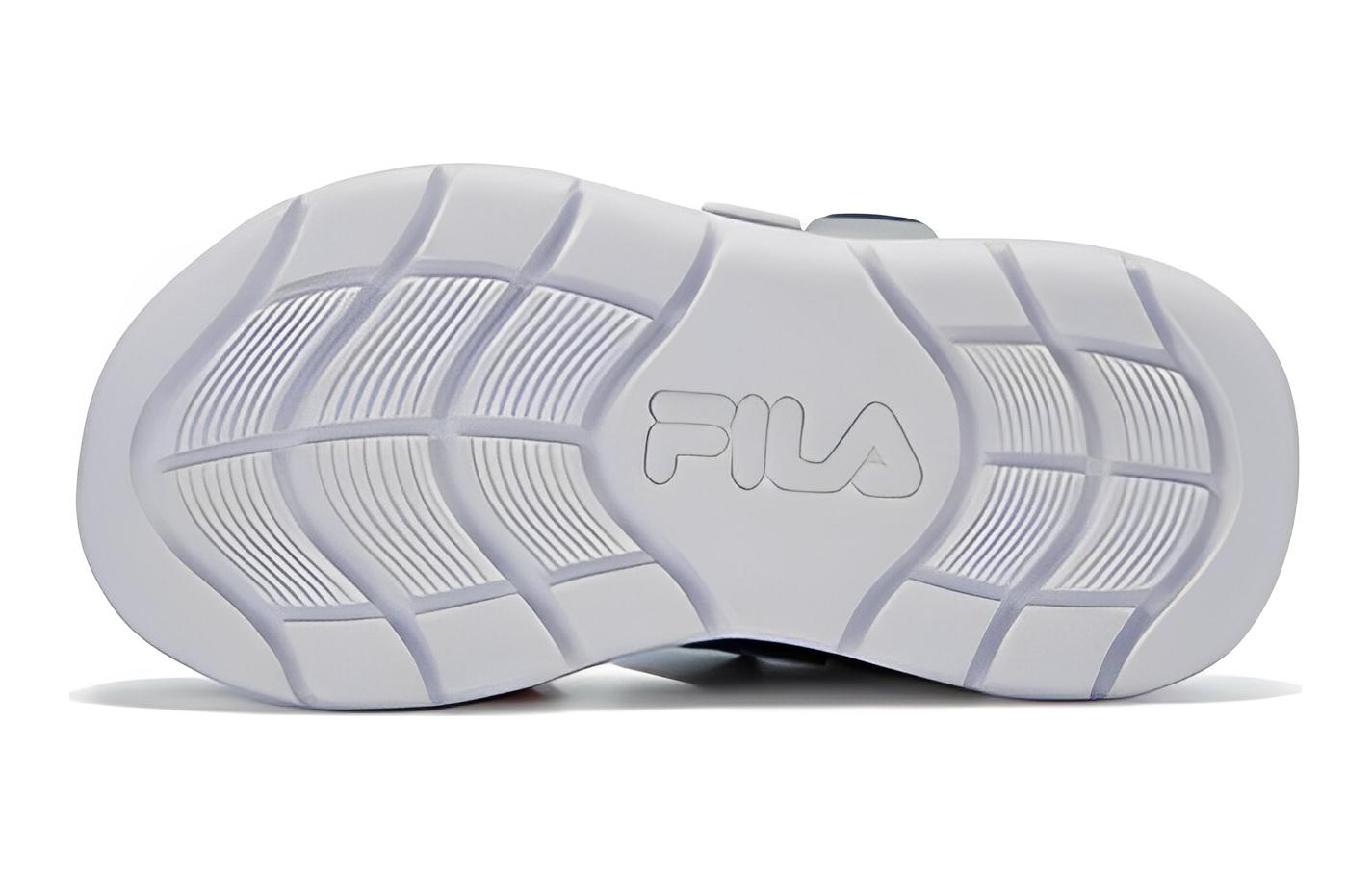 (PS) FILA Casual Flats Sandals 'Black Red Blue' K14B322805PBR