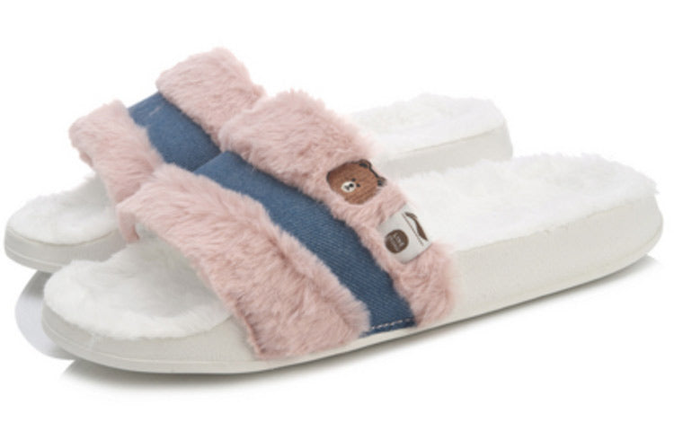 Li-Ning x LINE FRIENDS Slides 'White Pink' AGAQ031-2