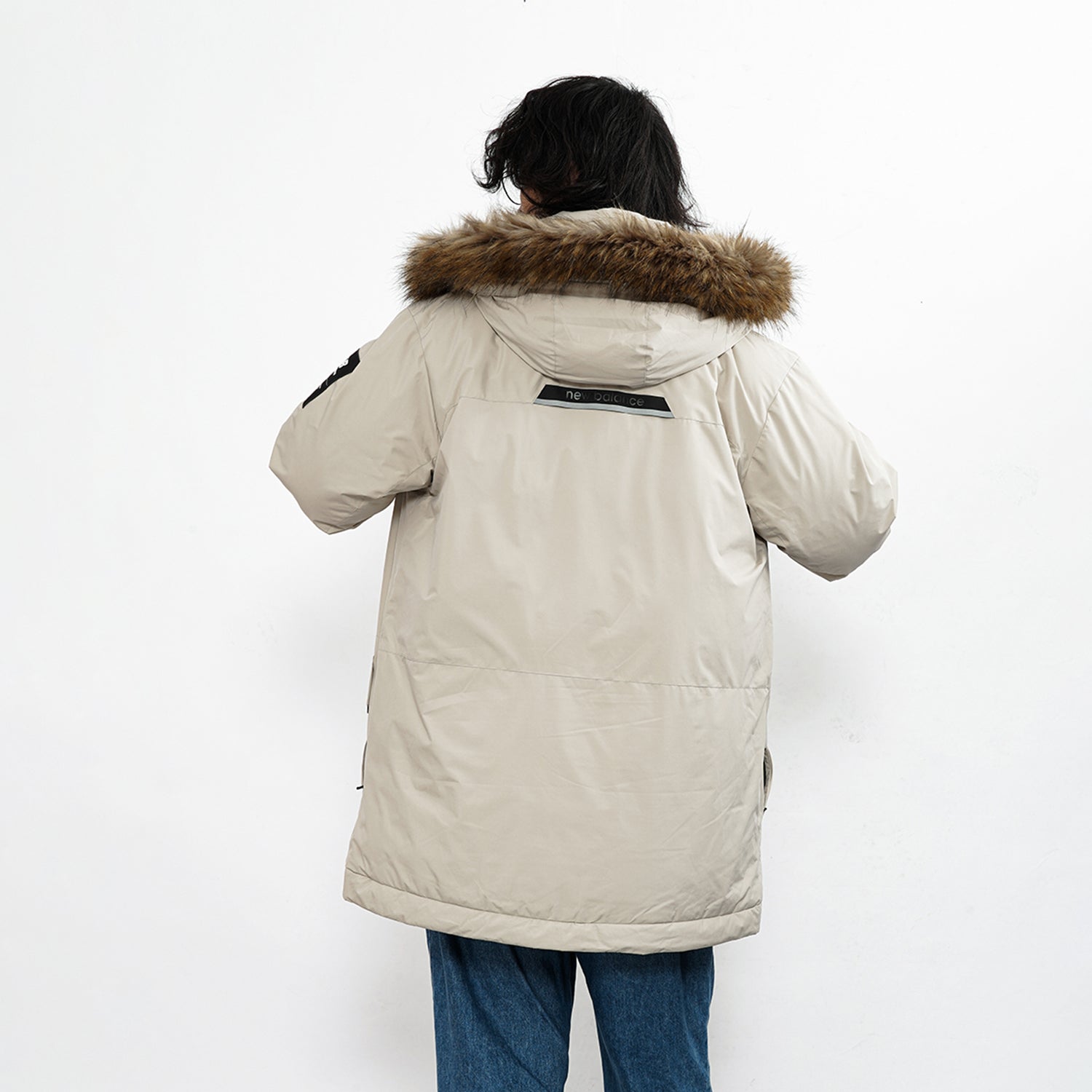 New Balance Warm Hooded Down Jacket Asia Sizing 'White' 5PB42201-DB