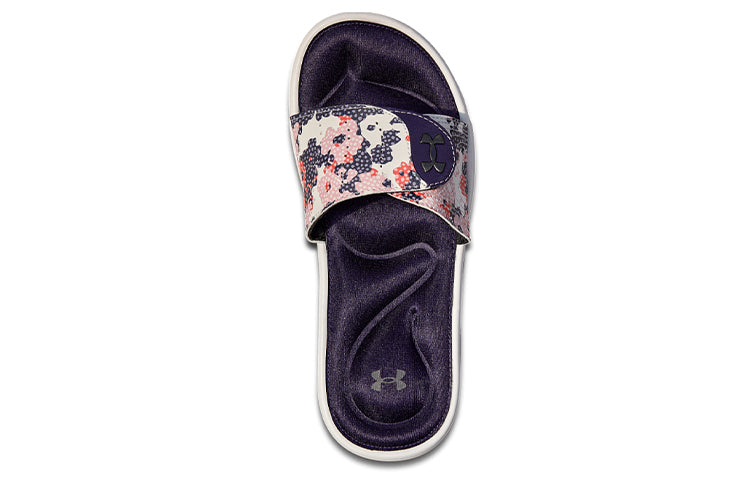 (WMNS) Under Armour Ignite 6 Graphic Strap Slide 'Floral Camo' 3024453-501
