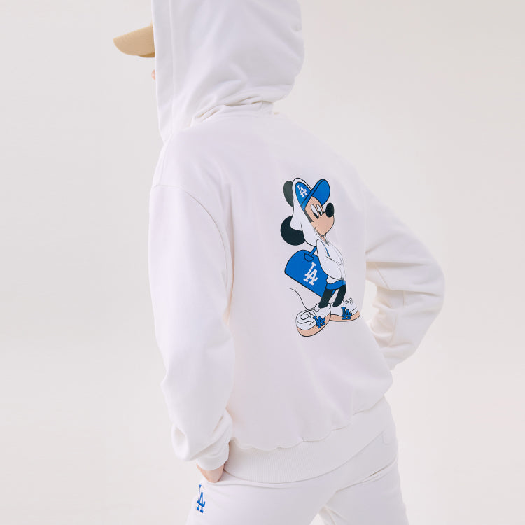 MLB x Disney Mickey Crossover Zipper Unisex White 31TRK1031-07I