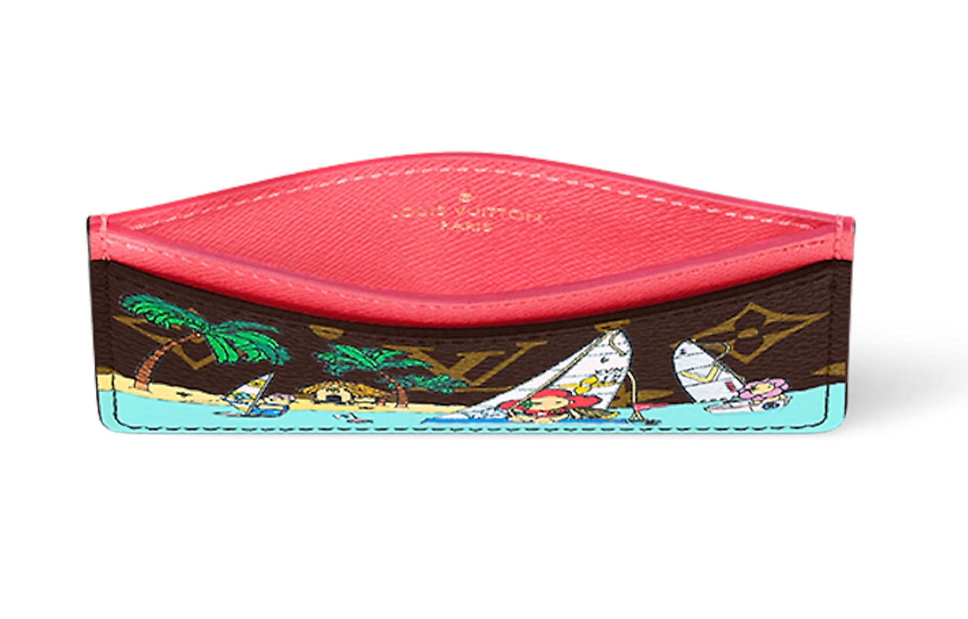 (WMNS) LOUIS VUITTON Card Holder Monogram Canvas 'Dragon Fruit Pink' M82853