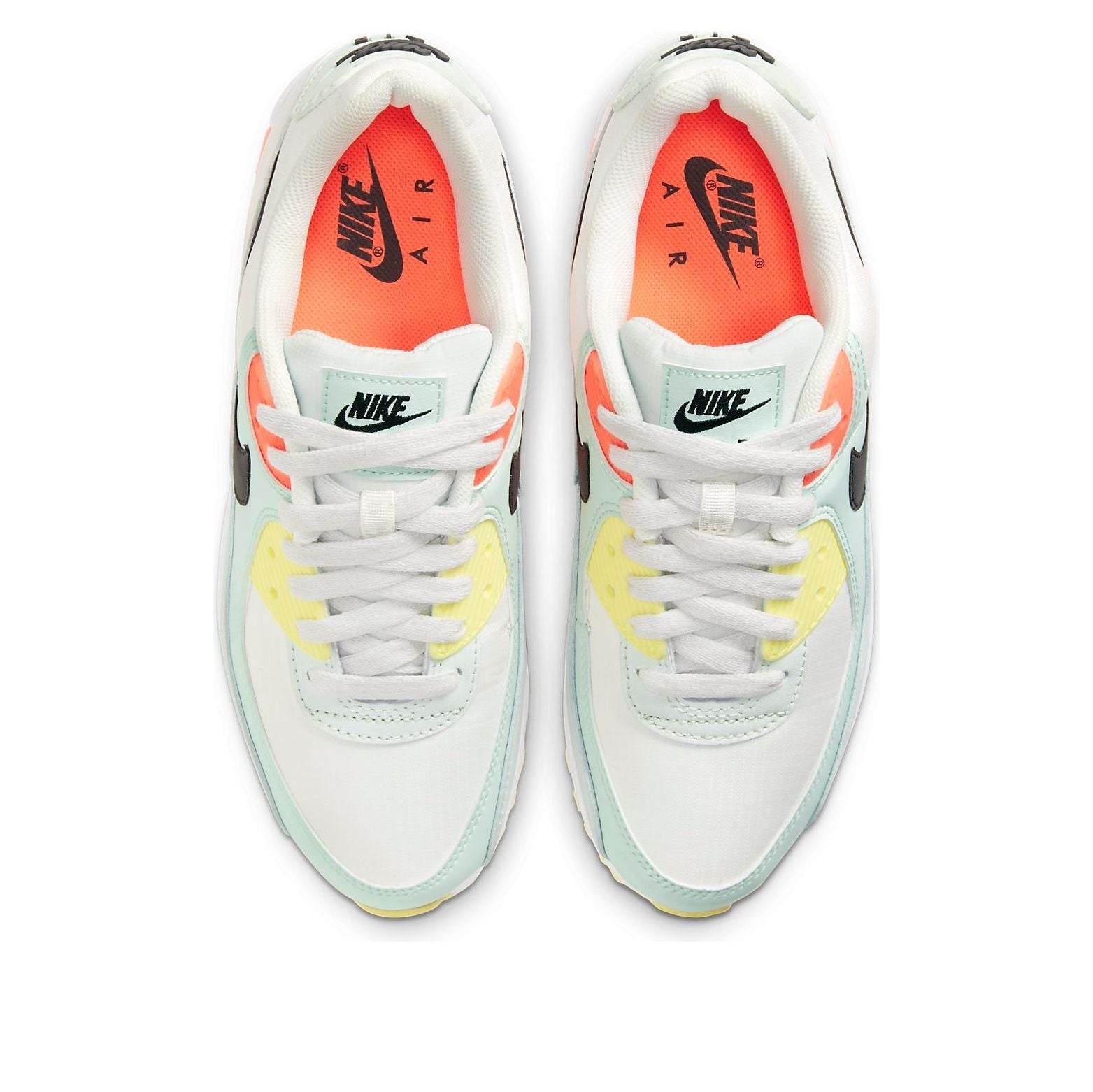 (WMNS) Nike Air Max 90 'Summit White Bright Mango' CV8819-101