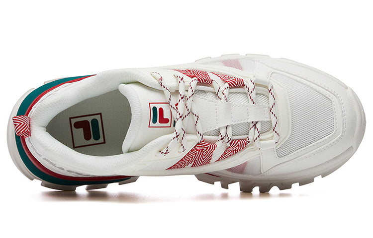 (WMNS) FILA Buffer Low-Top Running Shoes White/Red F12W114119FSR