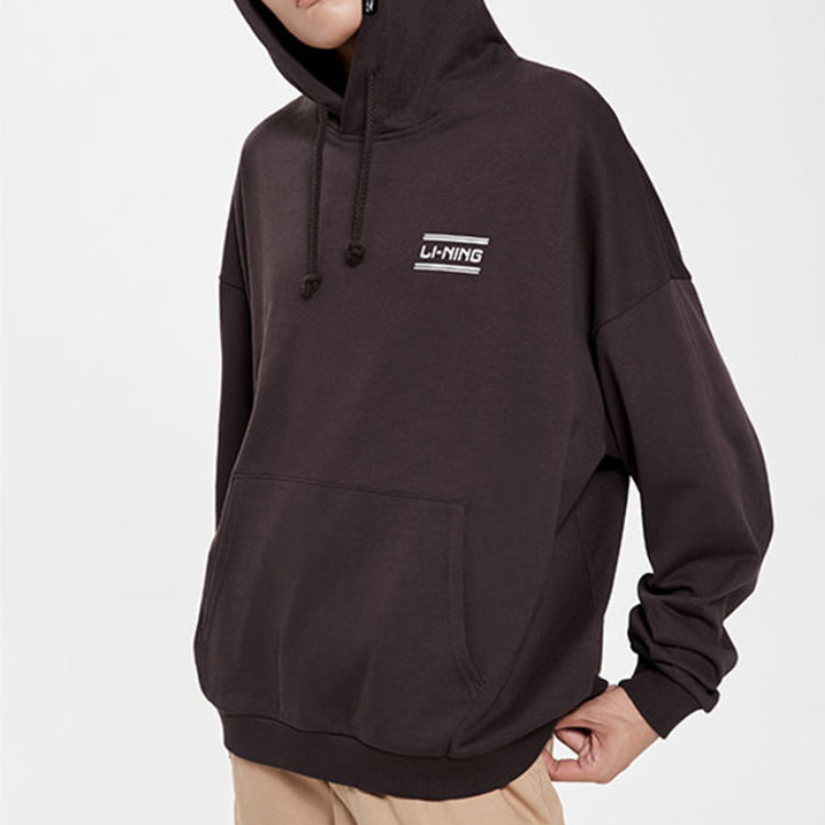Li-Ning x Disney Mickey Crossover Loose Windproof hooded Pullover Sports Purple AWDP255-2