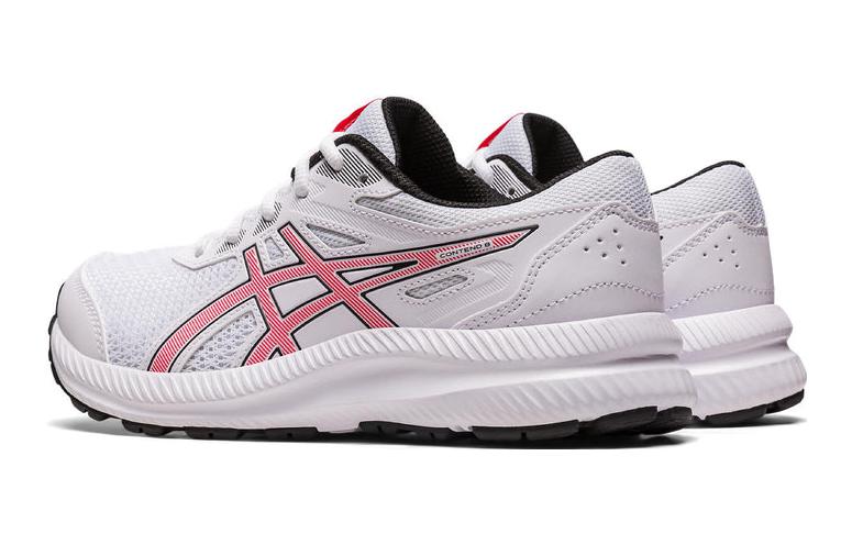 (GS) ASICS Contend 8 'White Electric Red' 1014A259-103