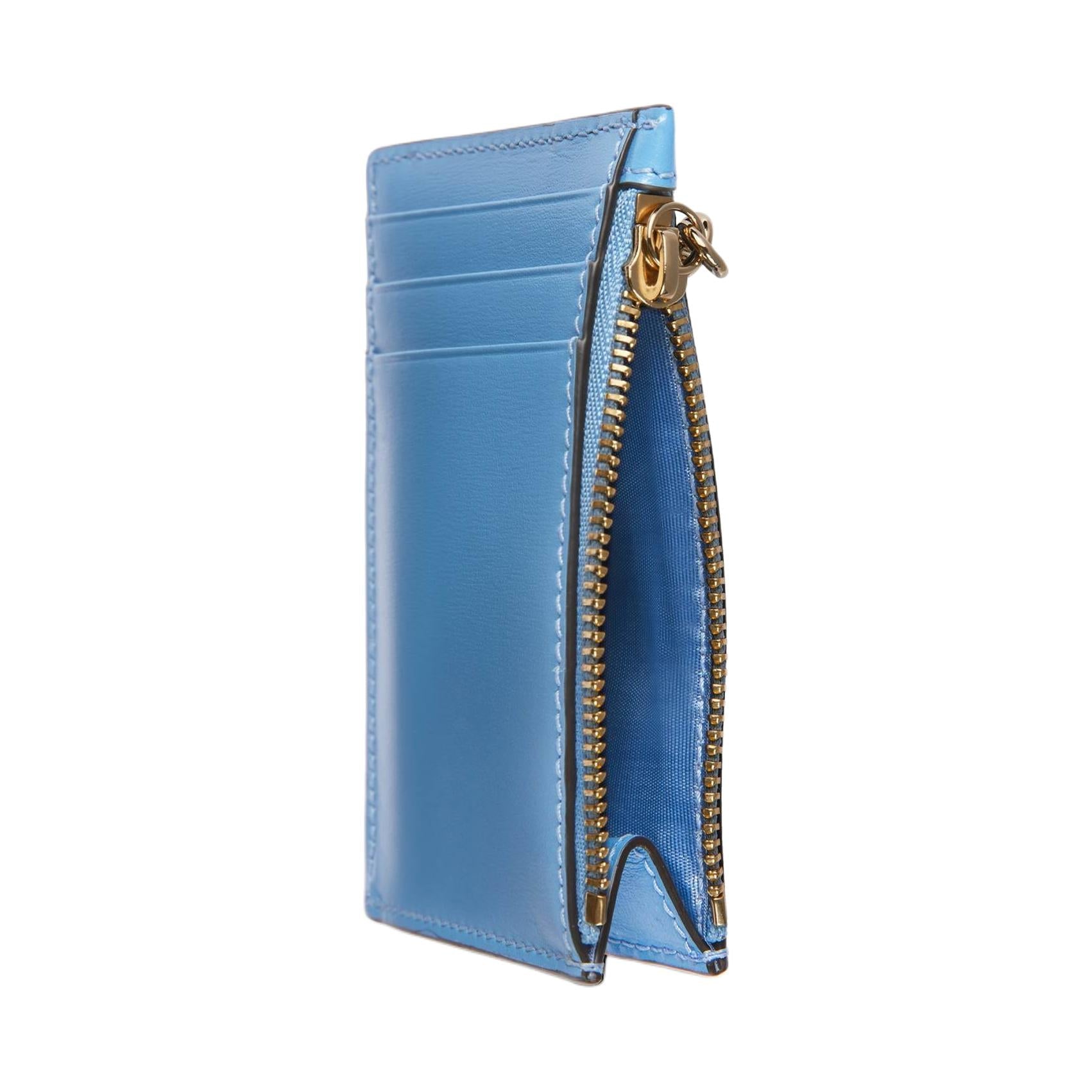 (WMNS) Gucci Luce Card Case Wallet 'Light Blue' 790033-FADHY-8566
