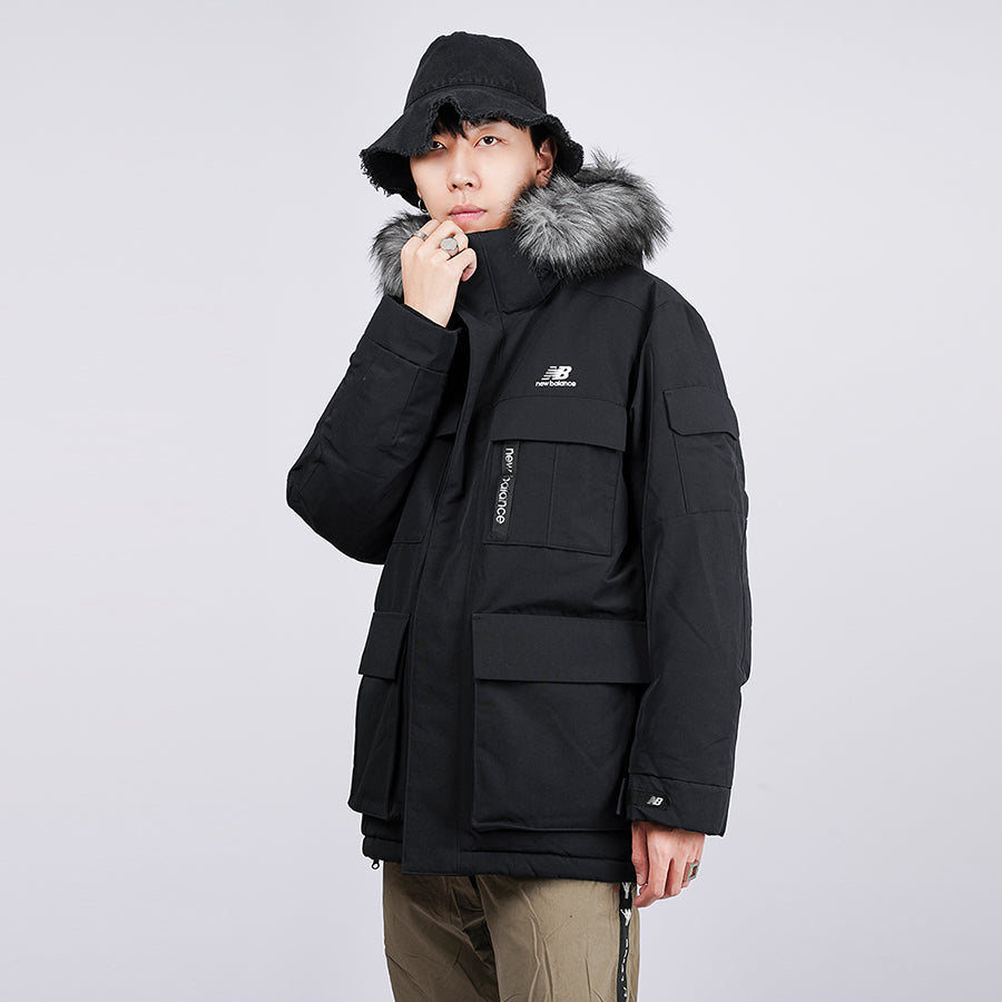 New Balance Warm Long Down Jacket Asia Sizing 'Black' NPA46021-BK