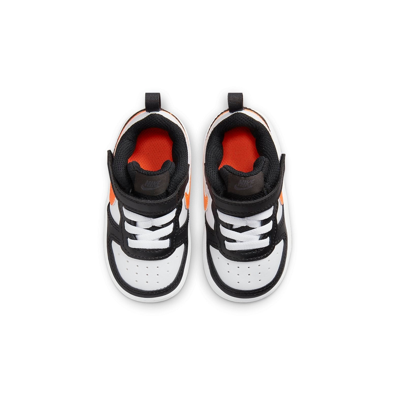 (TD) Nike Court Borough Low 2 'White Black Orange' BQ5453-115
