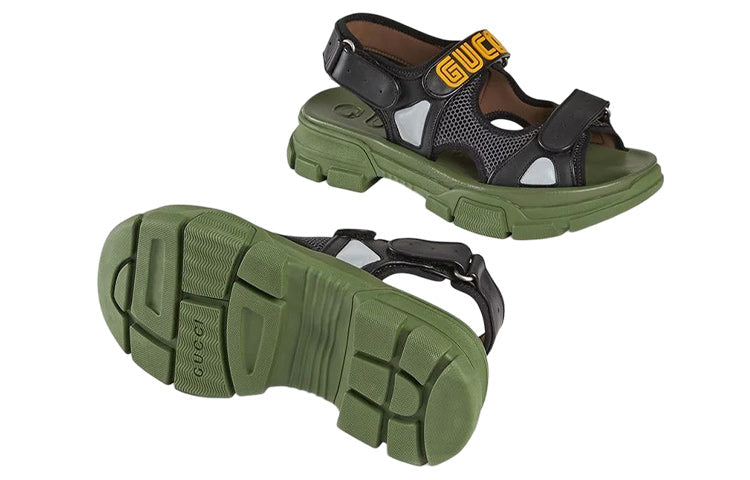 Gucci Sandal Sega 'Black Green' 546064-DIR10-1065