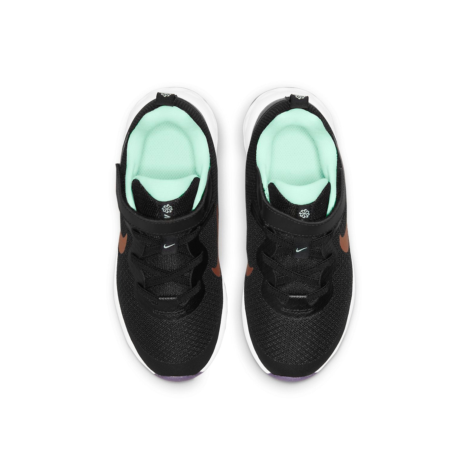 (PS) Nike Revolution 6 'Black Gold Green' DD1095-005