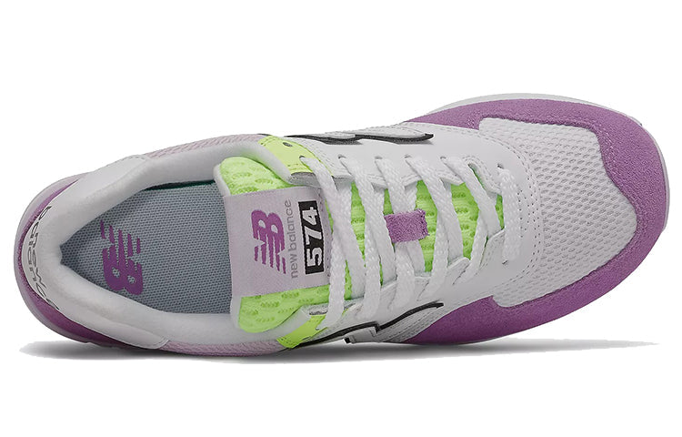 (WMNS) New Balance 574 'Purple Bleached Lime Glow' WL574GY2