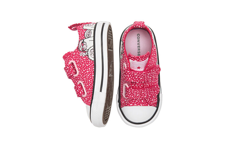 (TD) Converse Chuck Taylor All Star 2V Pink Snowman Low 'Pink Blue' 769304C
