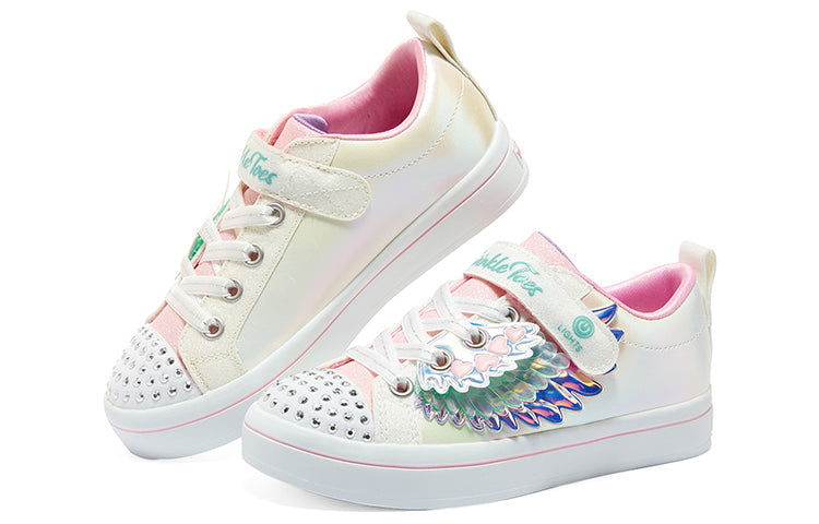 (GS) Skechers Twinkle Toes 'White Multi' 314454L-WMLT