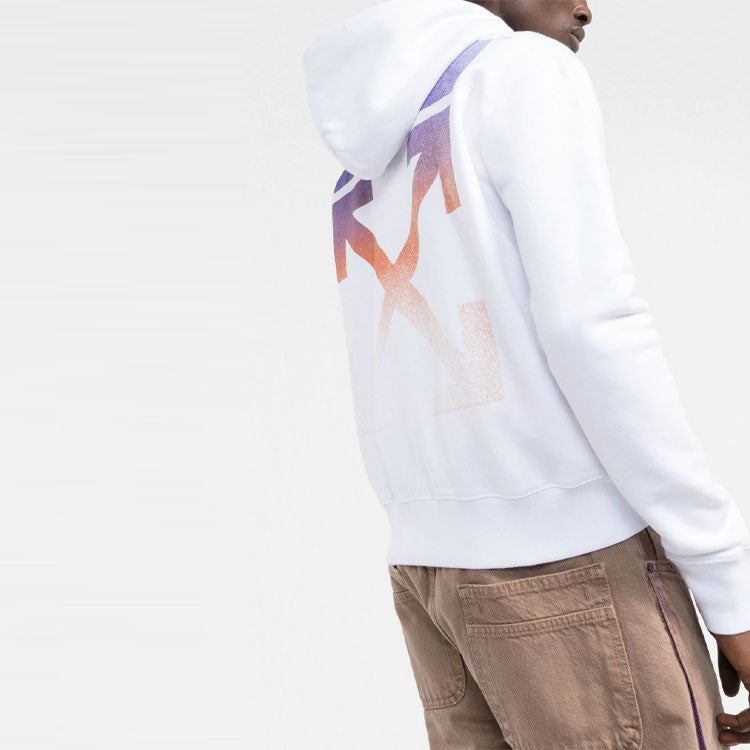 Men's Off-White FW21 Solid Color Zipper Jacket White OMBE001F21FLE0040184
