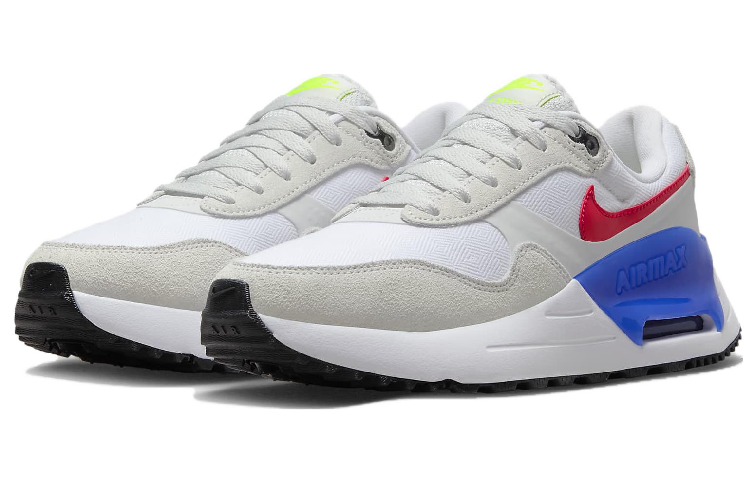 (WMNS) Nike Air Max SYSTM 'White Dust Blue Red' DZ1637-100