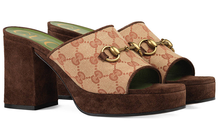 (WMNS) Gucci G Series Shoe Brick Red 609344-G1730-8375