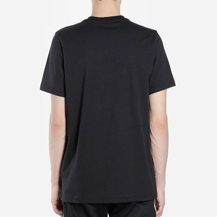 adidas originals Casual Printing Pocket Round Neck Short Sleeve Black DX3658